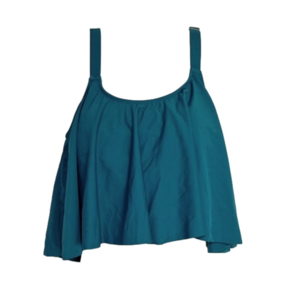 Bloomchic Swim Bikini Top Teal Green